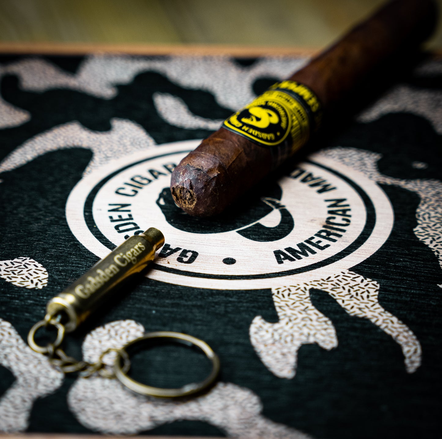.223 Cigar Punch Keychain